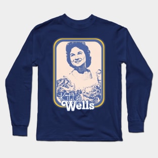 Kitty Wells /// Retro Style Country Artist Fan Design Long Sleeve T-Shirt